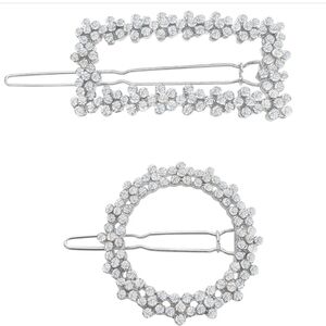 NWT Summer & Rose 2 pack crystal hair clips